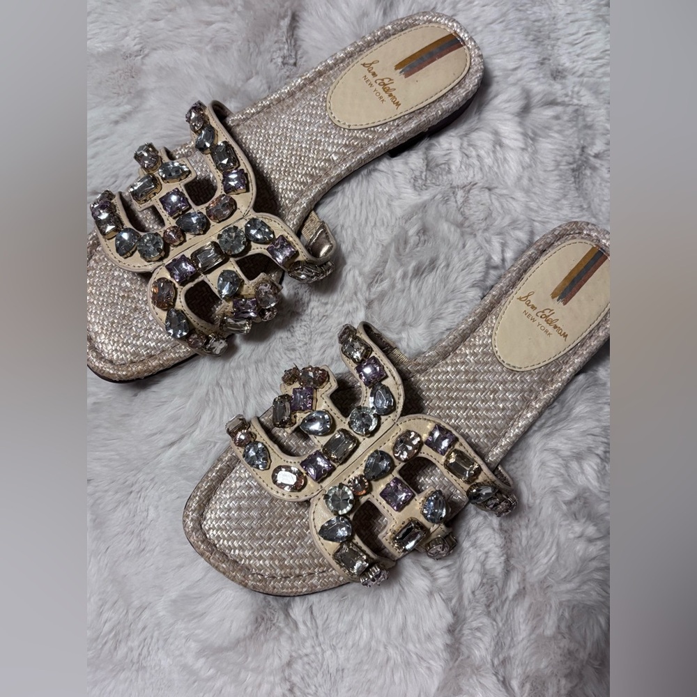 Sam Edelman “the Bay” Sandal jewelled size 7.5 - Picture 11 of 11